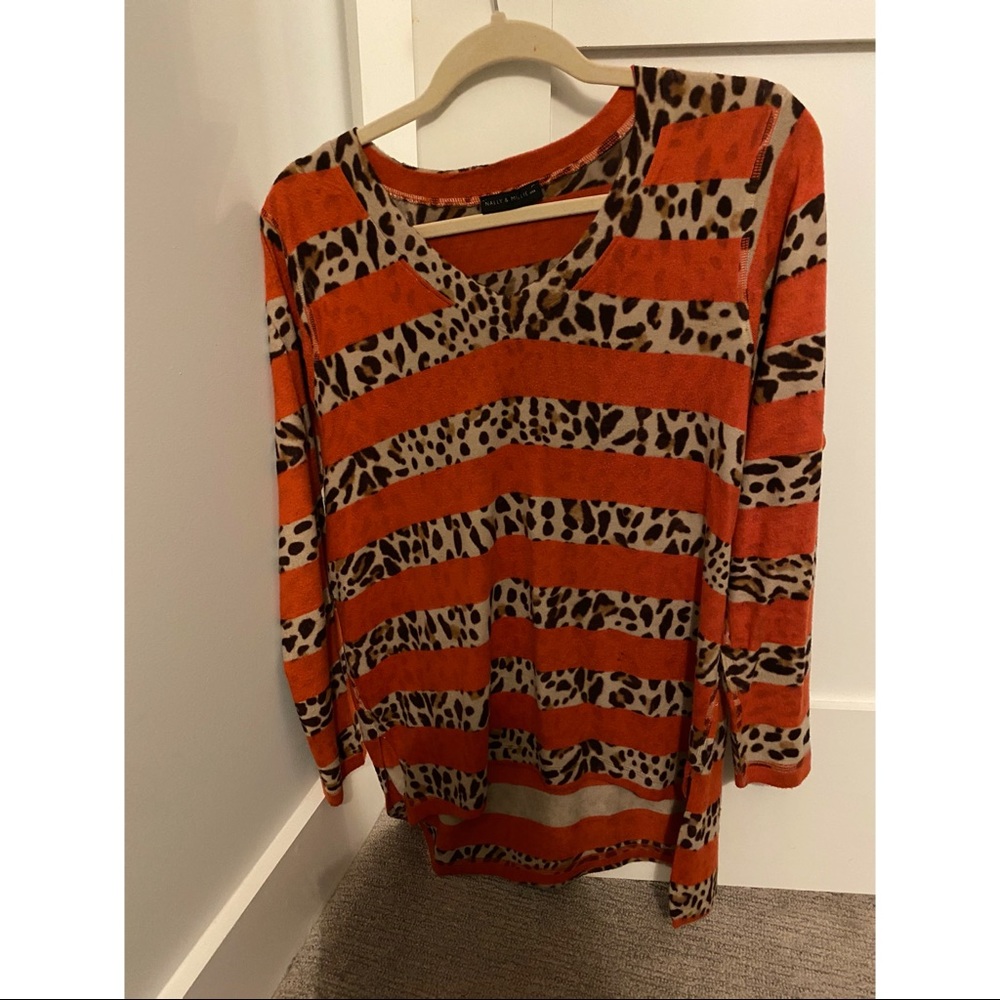 Nally and Millie Tiger Tunic Sweater